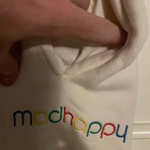 Madhappy Cream colorful patchwork sweatpants